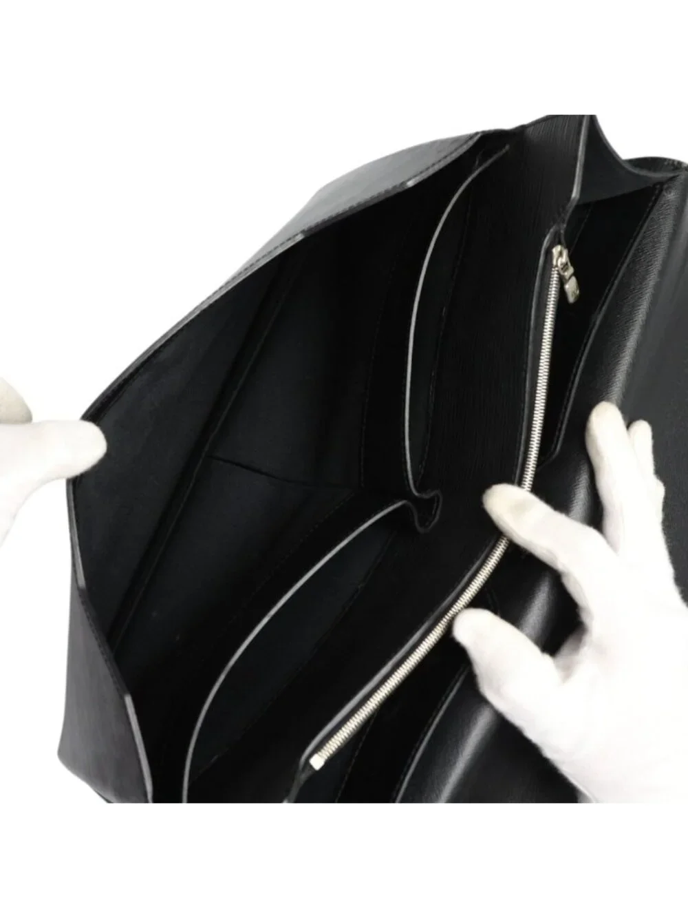 Louis Vuitton Epi Document Purse Robusto Business Black